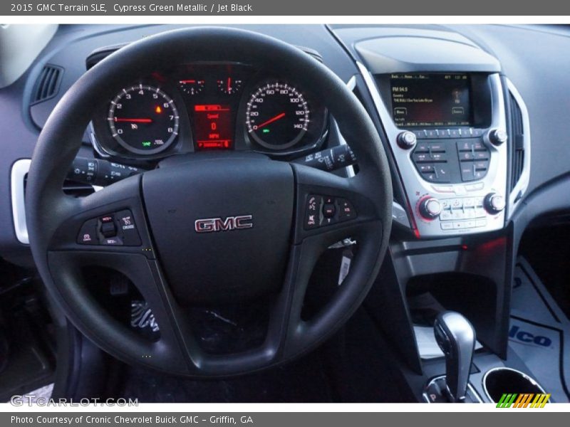 Cypress Green Metallic / Jet Black 2015 GMC Terrain SLE