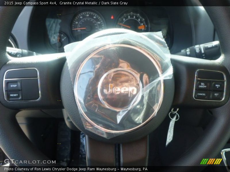 Granite Crystal Metallic / Dark Slate Gray 2015 Jeep Compass Sport 4x4