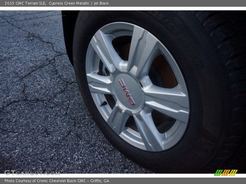 Cypress Green Metallic / Jet Black 2015 GMC Terrain SLE