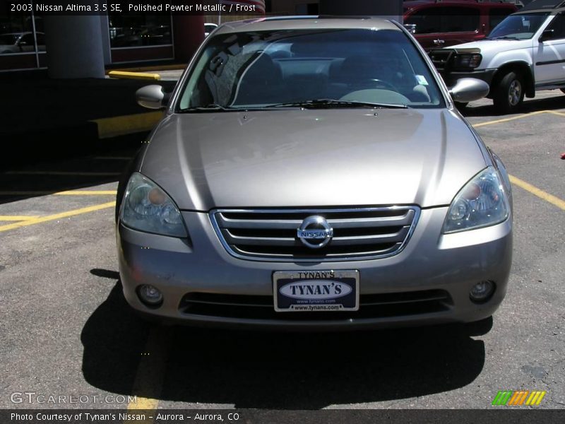Polished Pewter Metallic / Frost 2003 Nissan Altima 3.5 SE