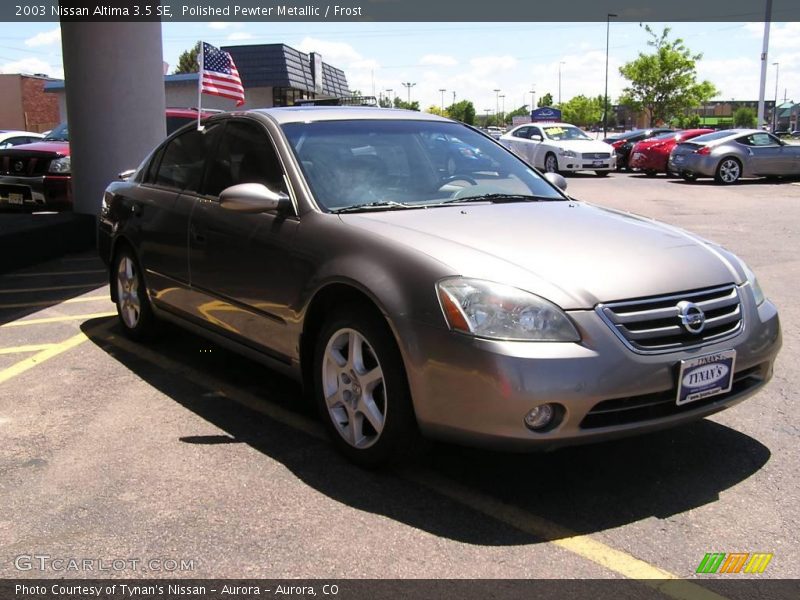 Polished Pewter Metallic / Frost 2003 Nissan Altima 3.5 SE