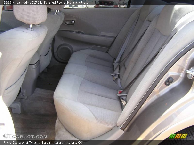 Polished Pewter Metallic / Frost 2003 Nissan Altima 3.5 SE