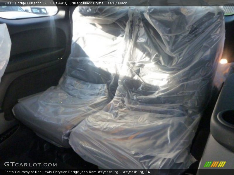 Brilliant Black Crystal Pearl / Black 2015 Dodge Durango SXT Plus AWD