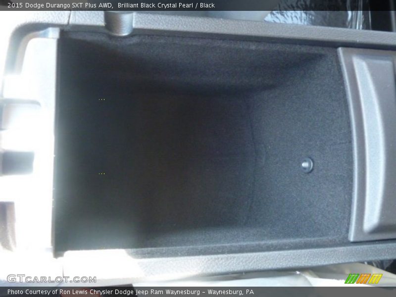 Brilliant Black Crystal Pearl / Black 2015 Dodge Durango SXT Plus AWD