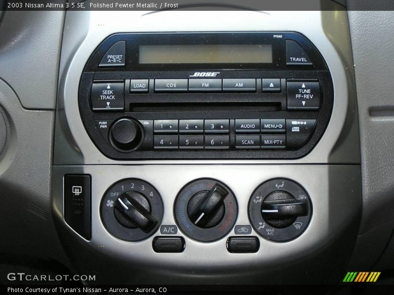 Polished Pewter Metallic / Frost 2003 Nissan Altima 3.5 SE