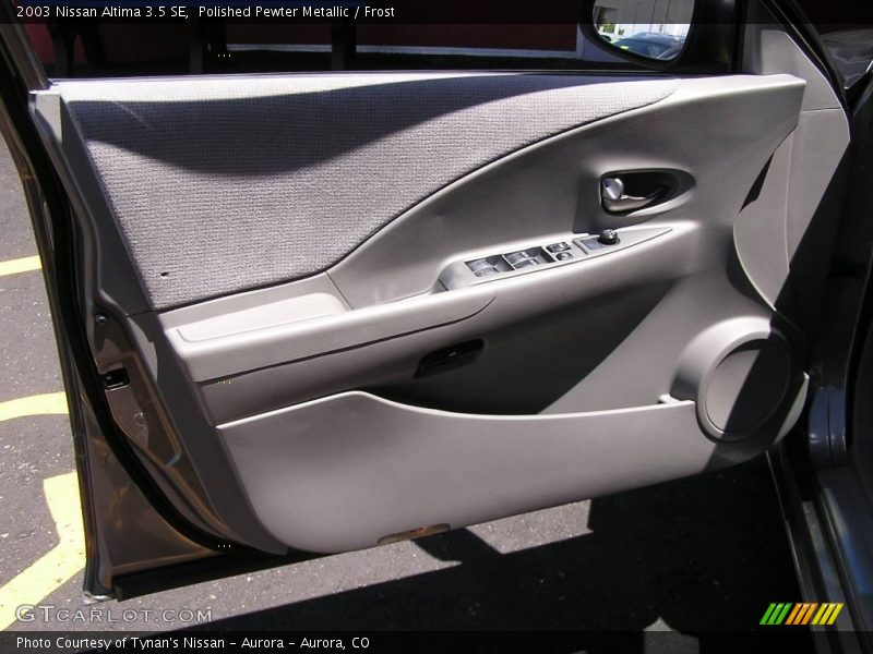Polished Pewter Metallic / Frost 2003 Nissan Altima 3.5 SE