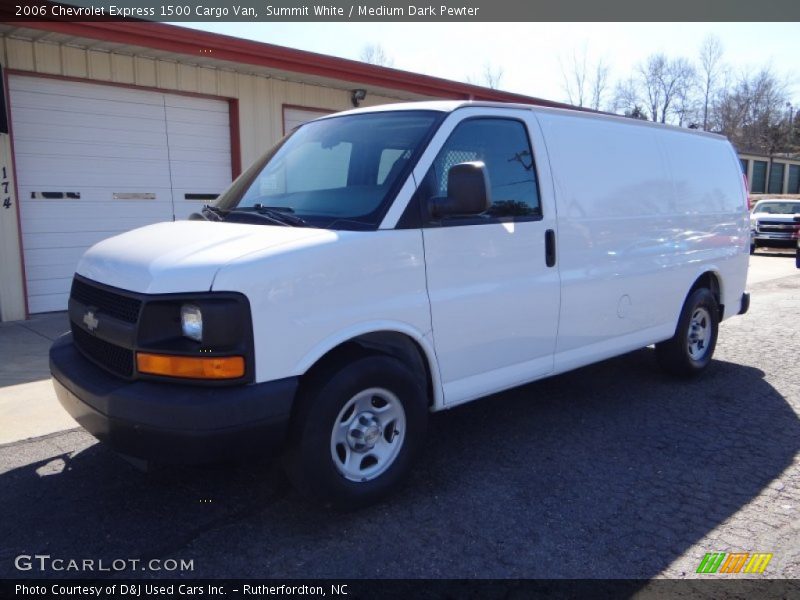 Summit White / Medium Dark Pewter 2006 Chevrolet Express 1500 Cargo Van