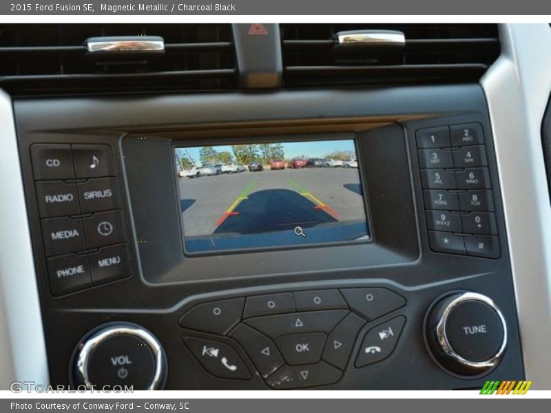 Magnetic Metallic / Charcoal Black 2015 Ford Fusion SE