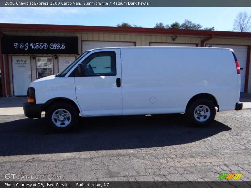 Summit White / Medium Dark Pewter 2006 Chevrolet Express 1500 Cargo Van