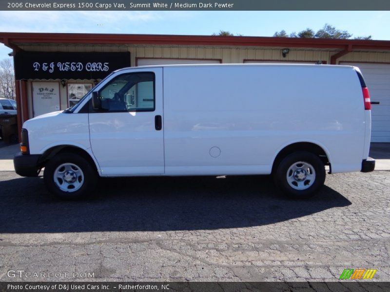 Summit White / Medium Dark Pewter 2006 Chevrolet Express 1500 Cargo Van