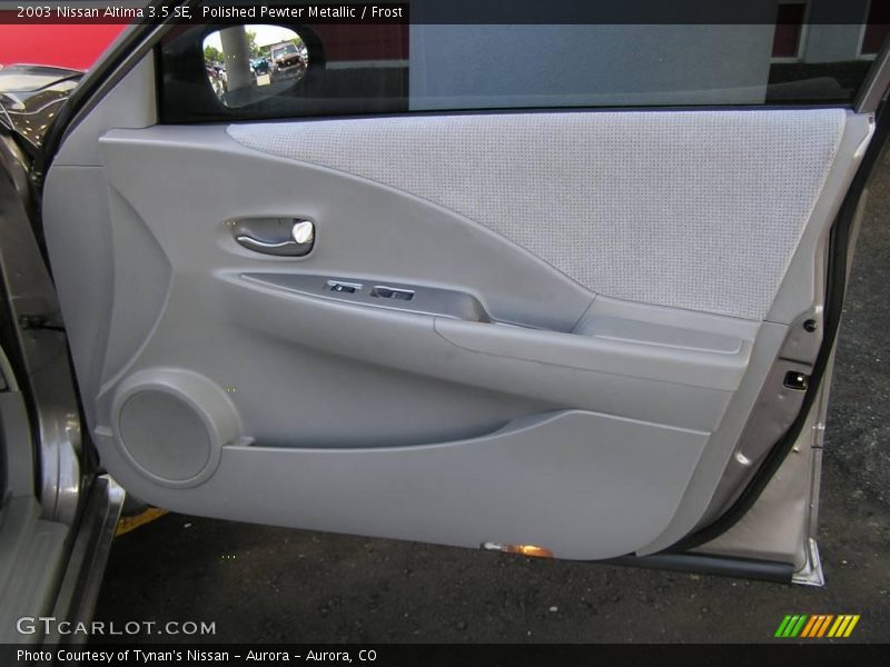 Polished Pewter Metallic / Frost 2003 Nissan Altima 3.5 SE