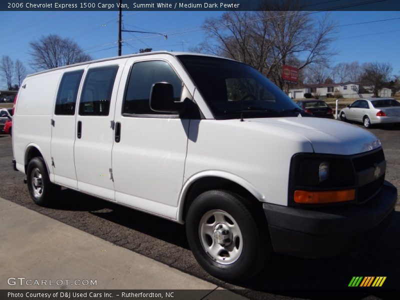 Summit White / Medium Dark Pewter 2006 Chevrolet Express 1500 Cargo Van