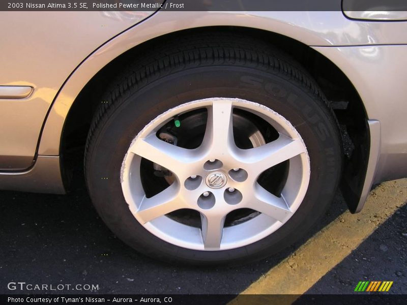Polished Pewter Metallic / Frost 2003 Nissan Altima 3.5 SE
