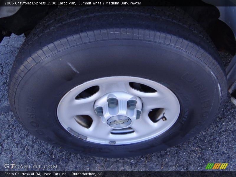 Summit White / Medium Dark Pewter 2006 Chevrolet Express 1500 Cargo Van