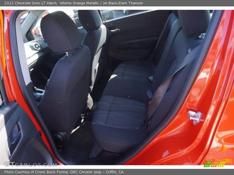 Inferno Orange Metallic / Jet Black/Dark Titanium 2013 Chevrolet Sonic LT Hatch