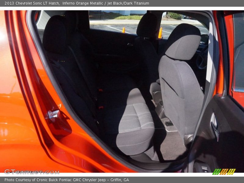 Inferno Orange Metallic / Jet Black/Dark Titanium 2013 Chevrolet Sonic LT Hatch