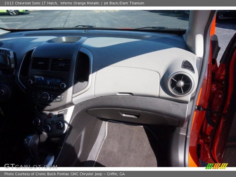 Inferno Orange Metallic / Jet Black/Dark Titanium 2013 Chevrolet Sonic LT Hatch