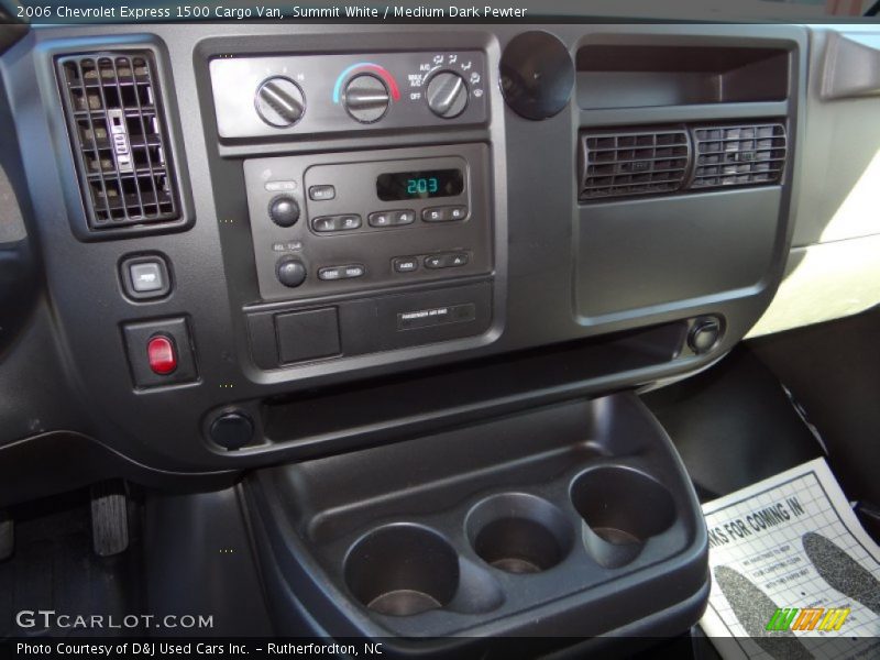 Summit White / Medium Dark Pewter 2006 Chevrolet Express 1500 Cargo Van