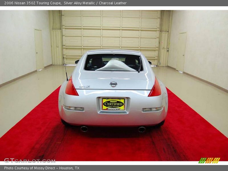 Silver Alloy Metallic / Charcoal Leather 2006 Nissan 350Z Touring Coupe