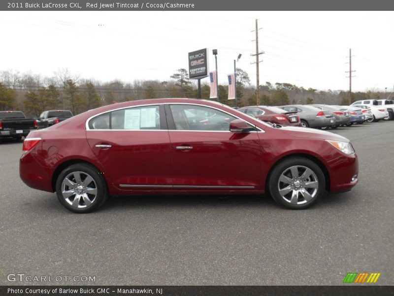 Red Jewel Tintcoat / Cocoa/Cashmere 2011 Buick LaCrosse CXL