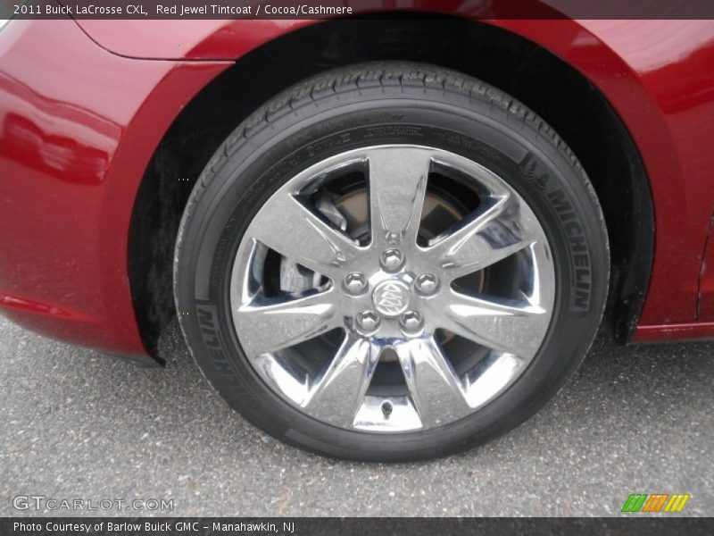 Red Jewel Tintcoat / Cocoa/Cashmere 2011 Buick LaCrosse CXL