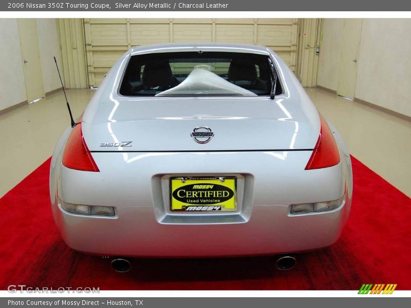 Silver Alloy Metallic / Charcoal Leather 2006 Nissan 350Z Touring Coupe