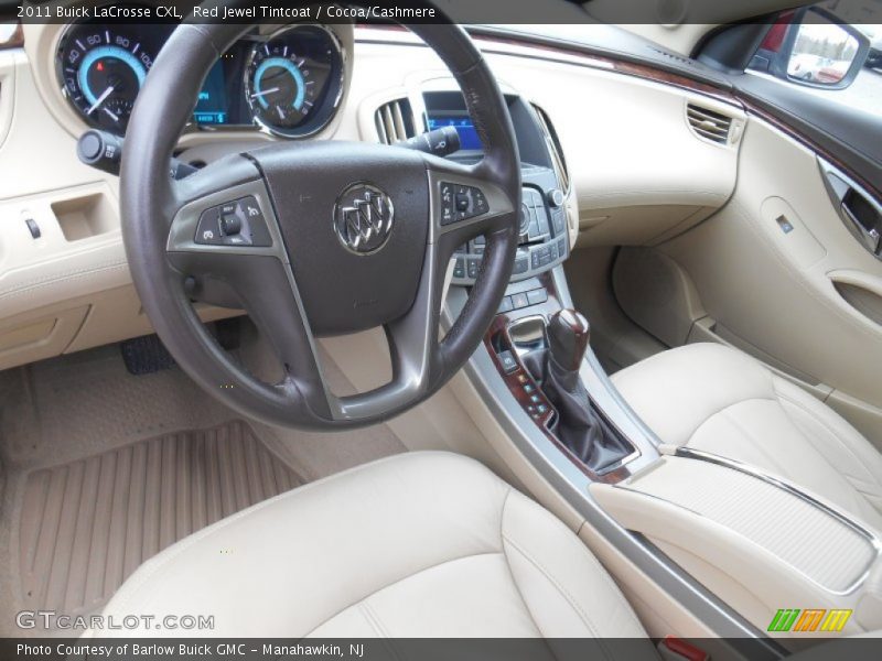 Red Jewel Tintcoat / Cocoa/Cashmere 2011 Buick LaCrosse CXL