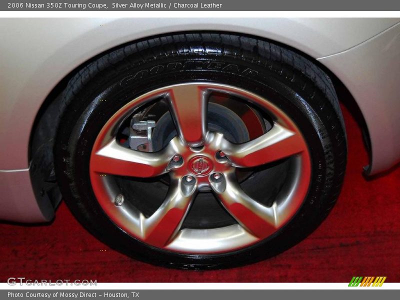 Silver Alloy Metallic / Charcoal Leather 2006 Nissan 350Z Touring Coupe