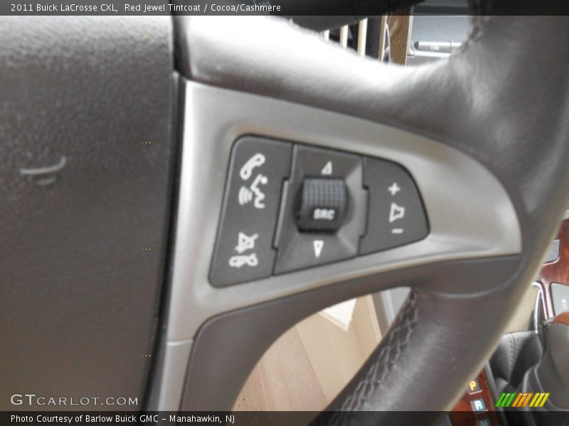 Red Jewel Tintcoat / Cocoa/Cashmere 2011 Buick LaCrosse CXL