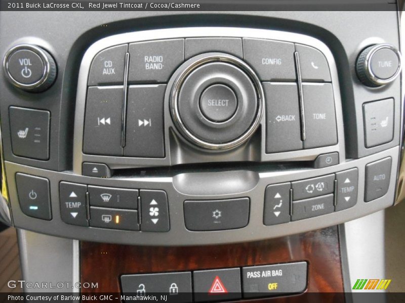Red Jewel Tintcoat / Cocoa/Cashmere 2011 Buick LaCrosse CXL