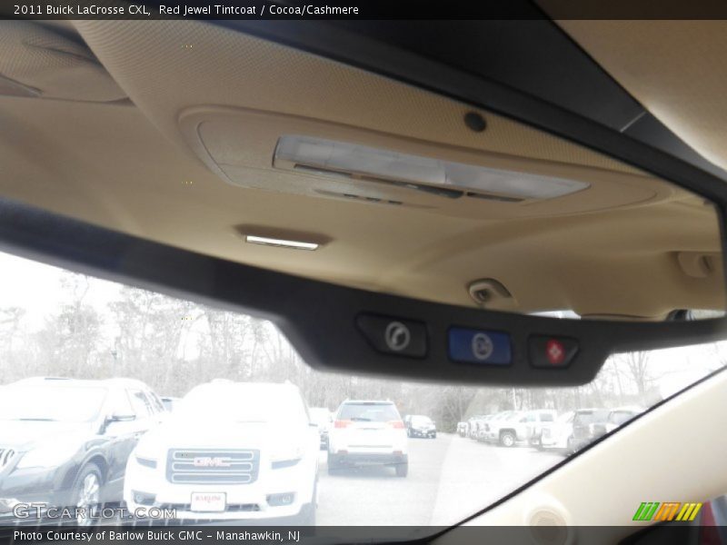 Red Jewel Tintcoat / Cocoa/Cashmere 2011 Buick LaCrosse CXL