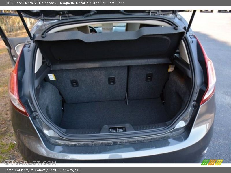 Magnetic Metallic / Medium Light Stone 2015 Ford Fiesta SE Hatchback