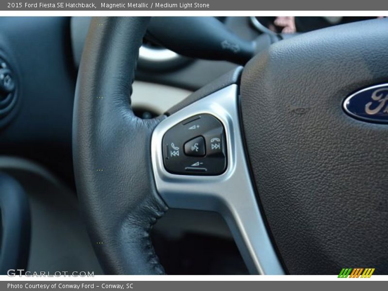 Magnetic Metallic / Medium Light Stone 2015 Ford Fiesta SE Hatchback
