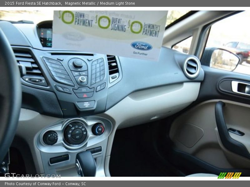 Magnetic Metallic / Medium Light Stone 2015 Ford Fiesta SE Hatchback