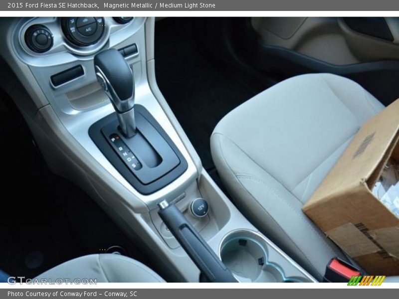 Magnetic Metallic / Medium Light Stone 2015 Ford Fiesta SE Hatchback