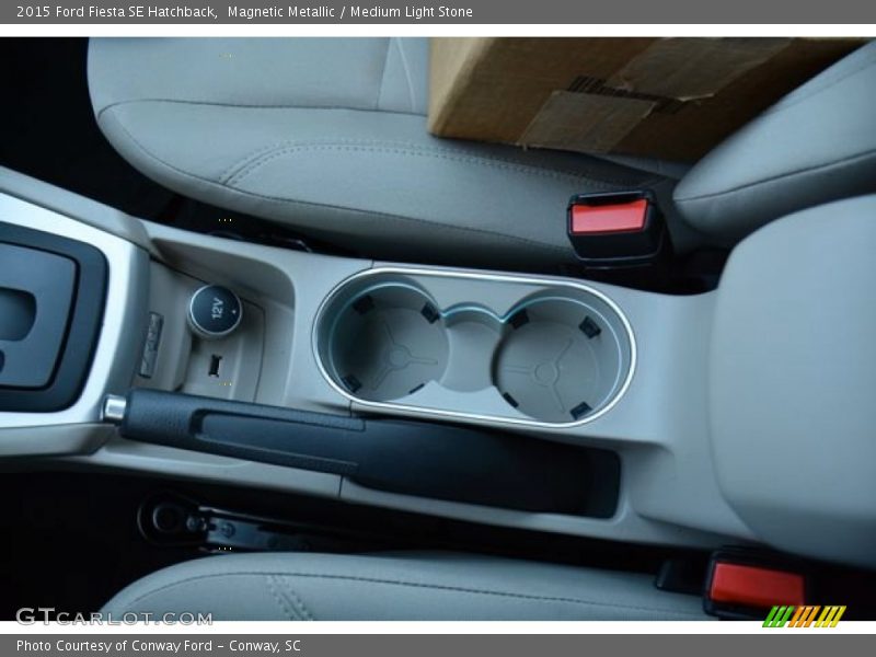 Magnetic Metallic / Medium Light Stone 2015 Ford Fiesta SE Hatchback