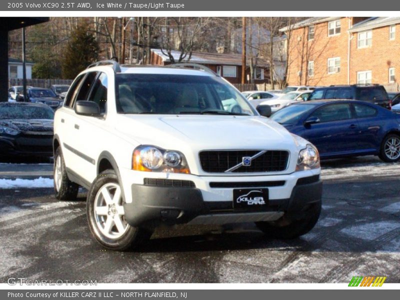 Ice White / Taupe/Light Taupe 2005 Volvo XC90 2.5T AWD