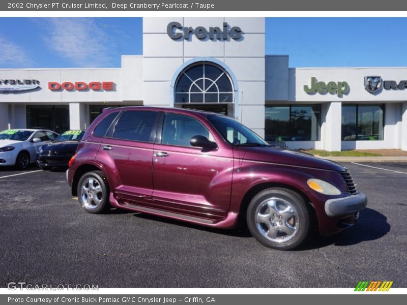 Deep Cranberry Pearlcoat / Taupe 2002 Chrysler PT Cruiser Limited