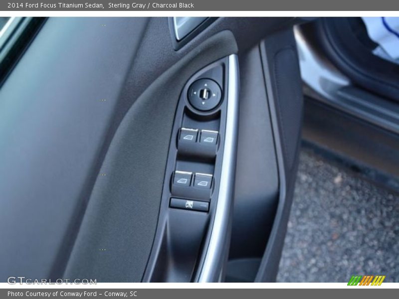 Sterling Gray / Charcoal Black 2014 Ford Focus Titanium Sedan