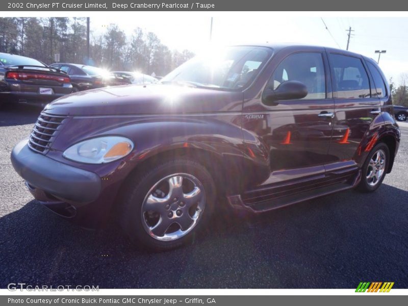 Deep Cranberry Pearlcoat / Taupe 2002 Chrysler PT Cruiser Limited