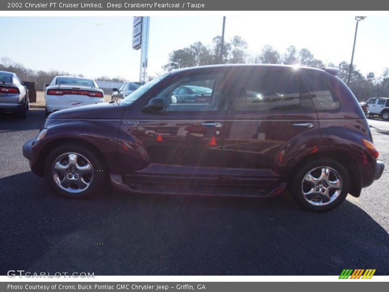 Deep Cranberry Pearlcoat / Taupe 2002 Chrysler PT Cruiser Limited