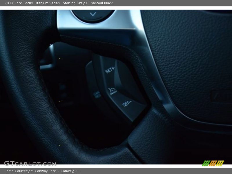 Sterling Gray / Charcoal Black 2014 Ford Focus Titanium Sedan