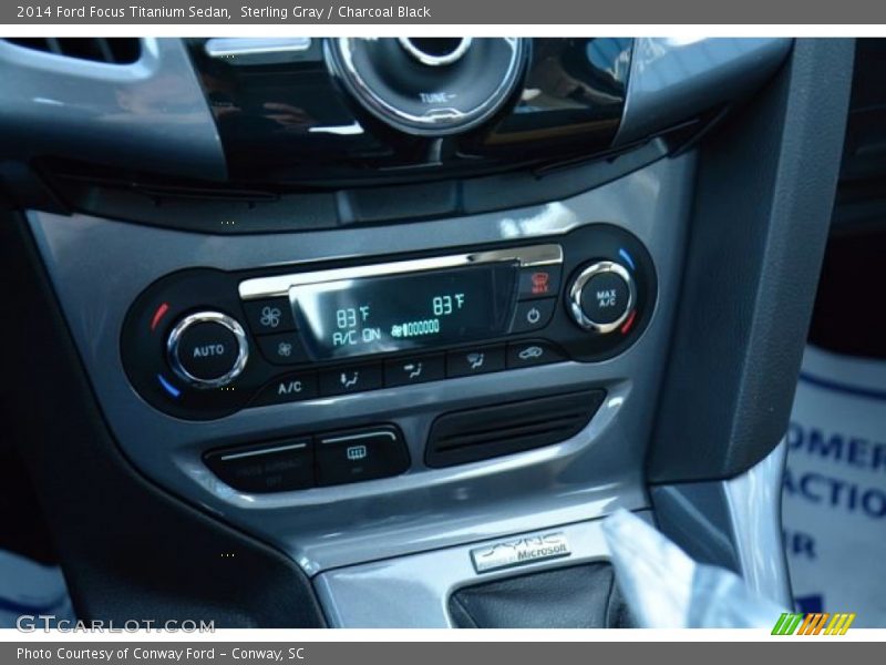 Sterling Gray / Charcoal Black 2014 Ford Focus Titanium Sedan