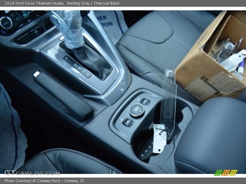 Sterling Gray / Charcoal Black 2014 Ford Focus Titanium Sedan