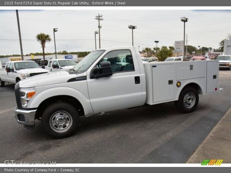 Oxford White / Steel 2015 Ford F250 Super Duty XL Regular Cab Utility