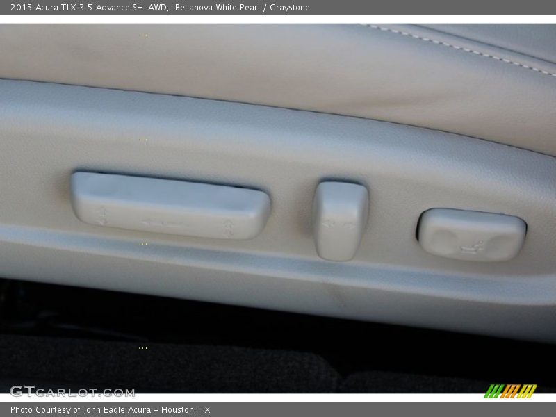 Bellanova White Pearl / Graystone 2015 Acura TLX 3.5 Advance SH-AWD