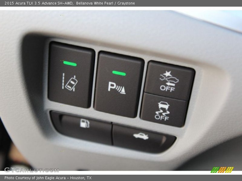 Bellanova White Pearl / Graystone 2015 Acura TLX 3.5 Advance SH-AWD