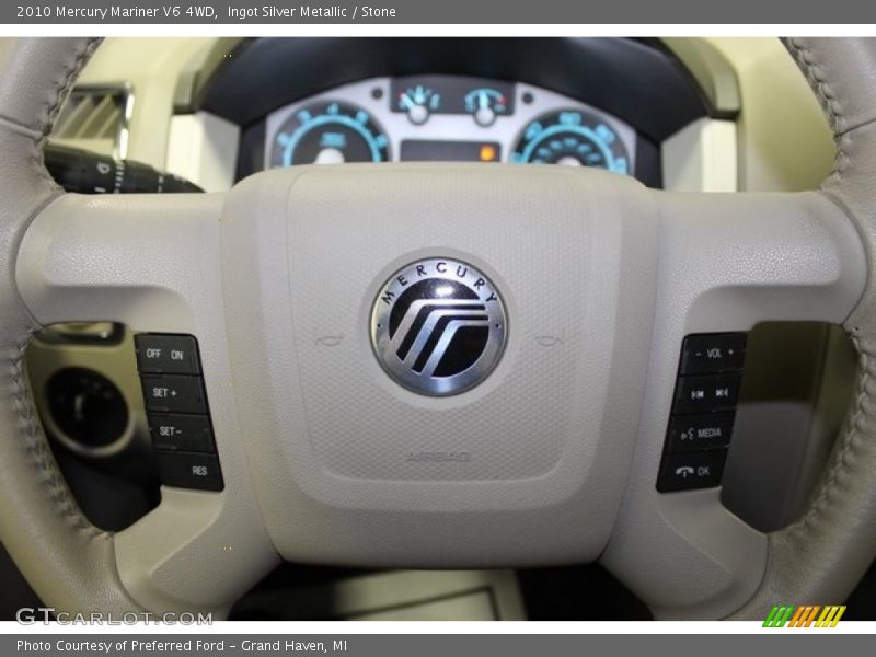 Ingot Silver Metallic / Stone 2010 Mercury Mariner V6 4WD