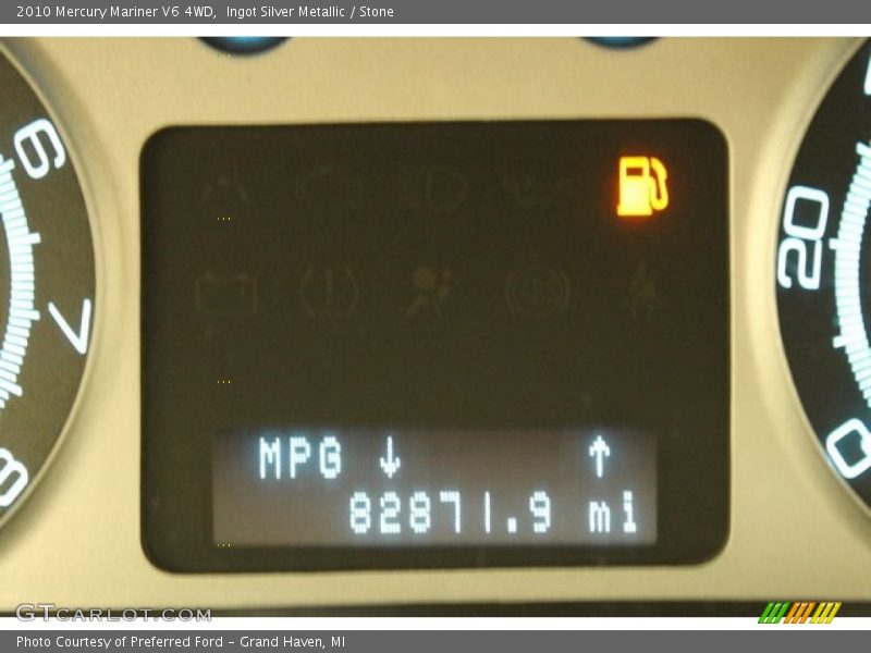 Ingot Silver Metallic / Stone 2010 Mercury Mariner V6 4WD