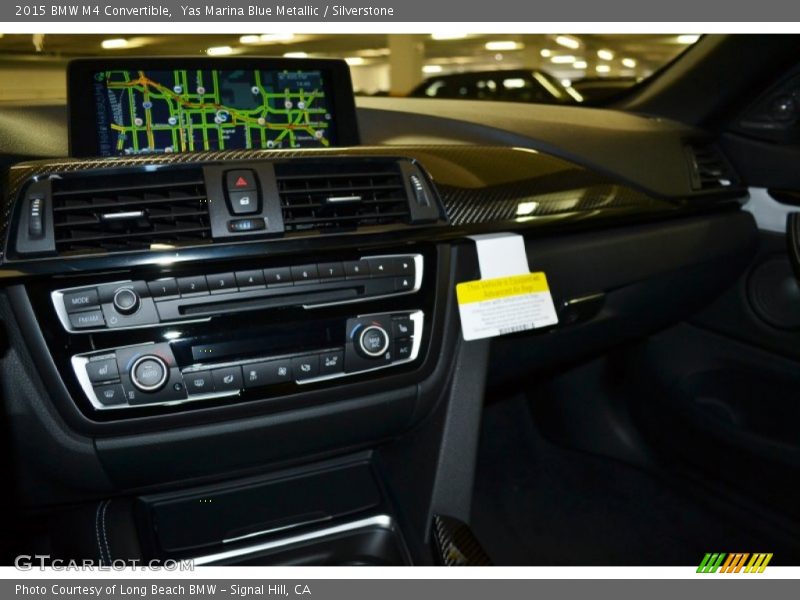 Yas Marina Blue Metallic / Silverstone 2015 BMW M4 Convertible